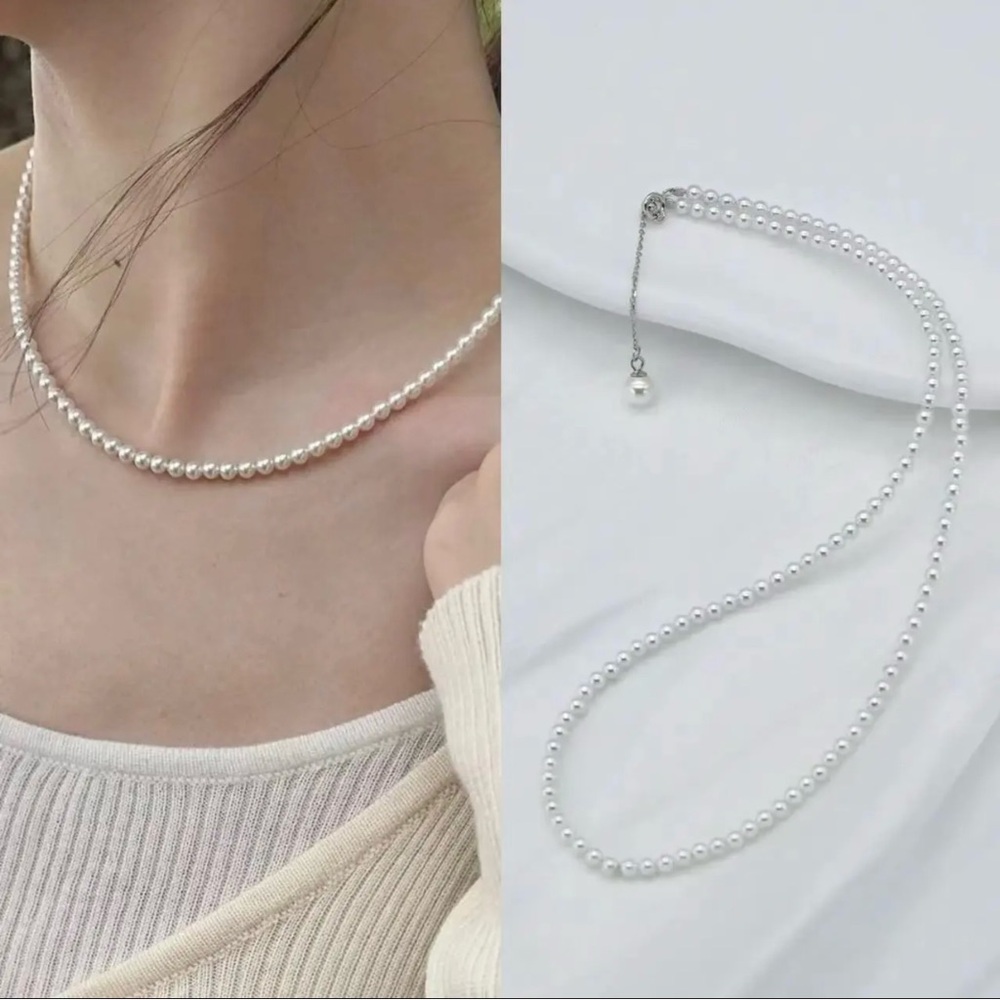 elegant pearl-inspired necklace